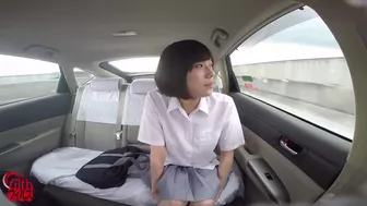 DLFF-081 06 Villain taxi driver offering mixed diuretic drink to women Moving car peeing and wetting voyeur, JAV Collection, DesperVids