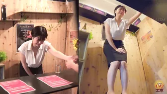 DLEE-553 03 Spycam in the toilet with girls-baristas urinating after reaching their holding limit