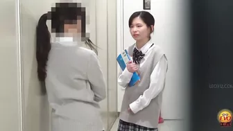 DLEE-587 01 Hidden camera: pee holding situation and miserable wetting of a school girl