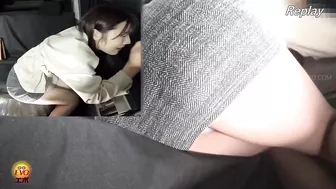 DLEE-552 02 Humiliating peeing as a result of car confinement and diuretic. Women fall victims of their evil seniors