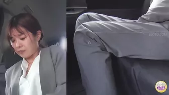 DLSL-543 03 Shameful urine leakage record of a rookie office lady during car trip