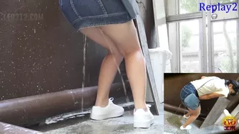 DLEE-253 02 Women can not hold the urine and leaking in the alley, JAV Collection, PissRIP