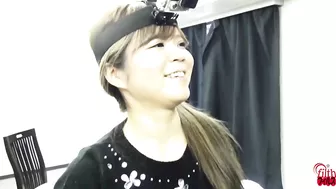 DLFF-188 02 Peeing in the studio - female point of view action camera!