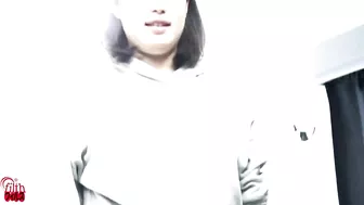 DLFF-188 03 Peeing in the studio - female point of view action camera!