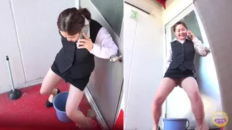 DLSL-230 03 Office ladies in errant peeing situations, JAV Collection, PissRIP