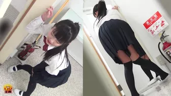 DLEE-167 01 Girls school students shameful wetting records - listening leaking sounds of pissed panties in various situations, , PissRIP