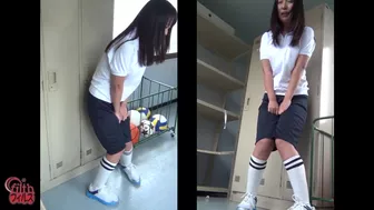 DLFF-136 01 Peeing teens 2 - female school students wetting panties Observing shameful figures of pretty girls, JAV Collection, PissRIP