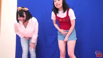 DLFF-211 01 Amateur girls trying not to piss themselves Shameful wetting scenes in front of the camera, JAV Collection, DesperVids