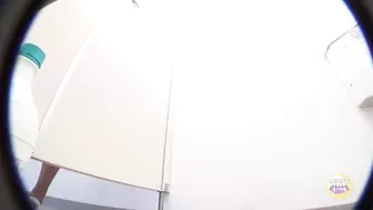 DLSL-049 1 Schoolgirls pissing themselves in swimsuits Leakage voyeur in schools’ toilet