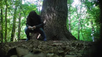 Girls Pissing Near The Tree 3, Voyeur Collection, PissRIP
