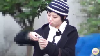 DLSL-078 03 Peeing housewives. Outdoor urination of married women