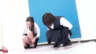 DLFF-097 03 Peeing Desperation - School Gal vs Office Worker