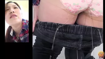 DLEE-103 01 Girls with incontinence wetting their pants. Multi view toilet voyeur, JAV Collection, PissRIP