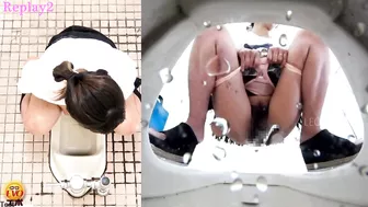 DLEE-330 02 Frantic girls pissing and missing the toilet bowl VOL 2