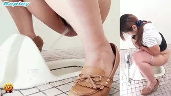 DLEE-127 01 Frantic girls pissing and missing the toilet bowl VOL 1, JAV Collection, PissRIP