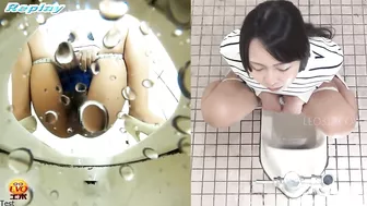 DLEE-127 01 Frantic girls pissing and missing the toilet bowl VOL 1