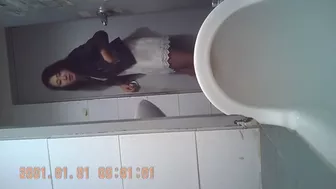 Chinese girlfriend long pee, SifangKTV, PissRIP