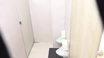 DLSL-366 01 Imposed standing piss! Schoolgirls using boy's urinal for emergency urination