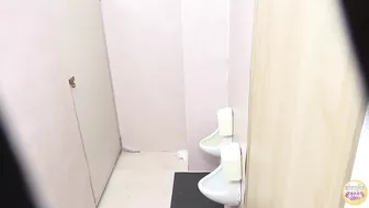 DLSL-366 01 Imposed standing piss! Schoolgirls using boy's urinal for emergency urination