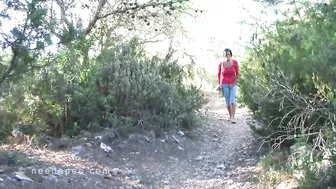 Rebekah - Bikini Pee In Woods