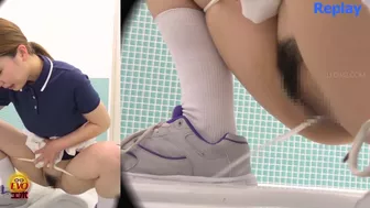 DLEE-399 01 Observing a sense of liberation at the girls school toilet! The youth pee stories, JAV Collection, PissRIP