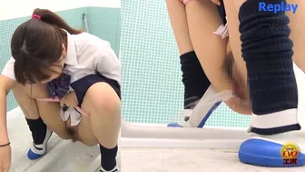 DLEE-399 03 Observing a sense of liberation at the girls school toilet! The youth pee stories, , PissRIP